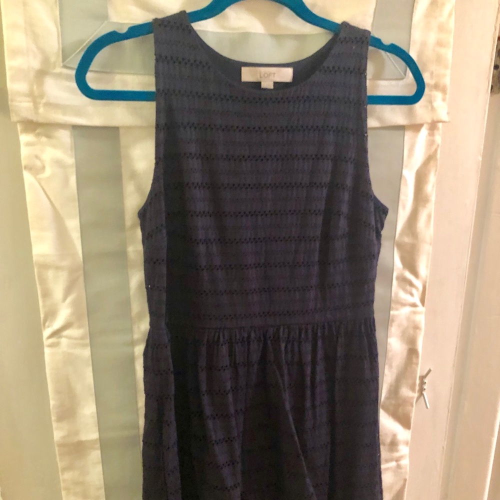 Blue Sleeveless Dress
